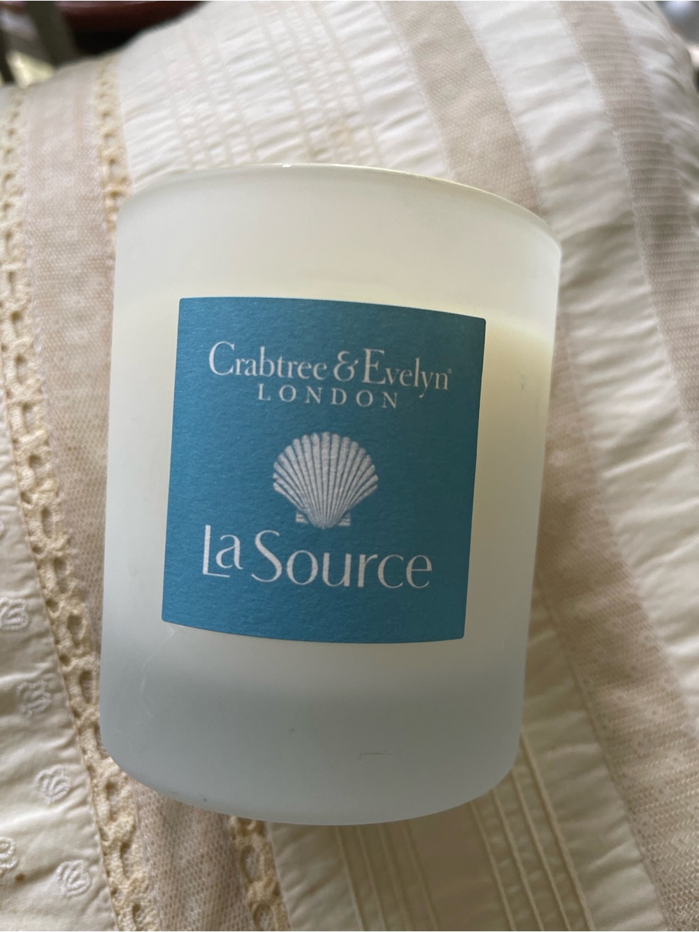 Crabtree and Evelyn La Source candle rare 7.1 oz discontinued
